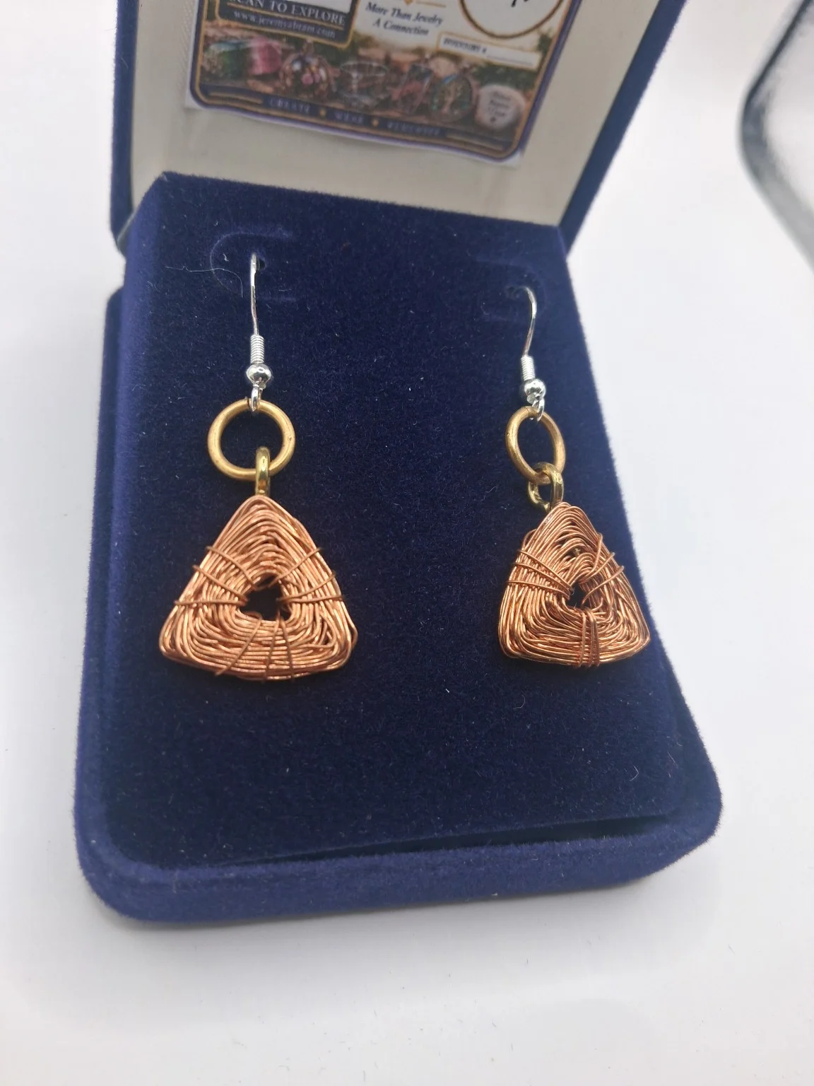 A closer look at hand-wound copper jewelry